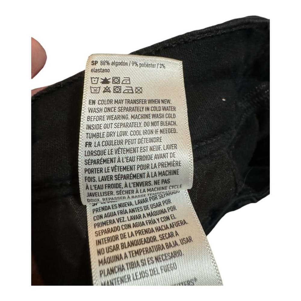 American eagle black skinny jeans size 10 - Picture 5 of 5